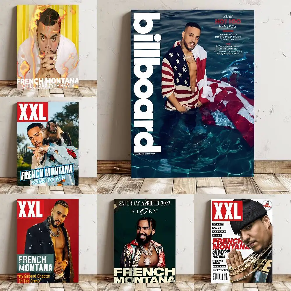 F-French M-Montana Poster High Quality Print Waterproof Wall
