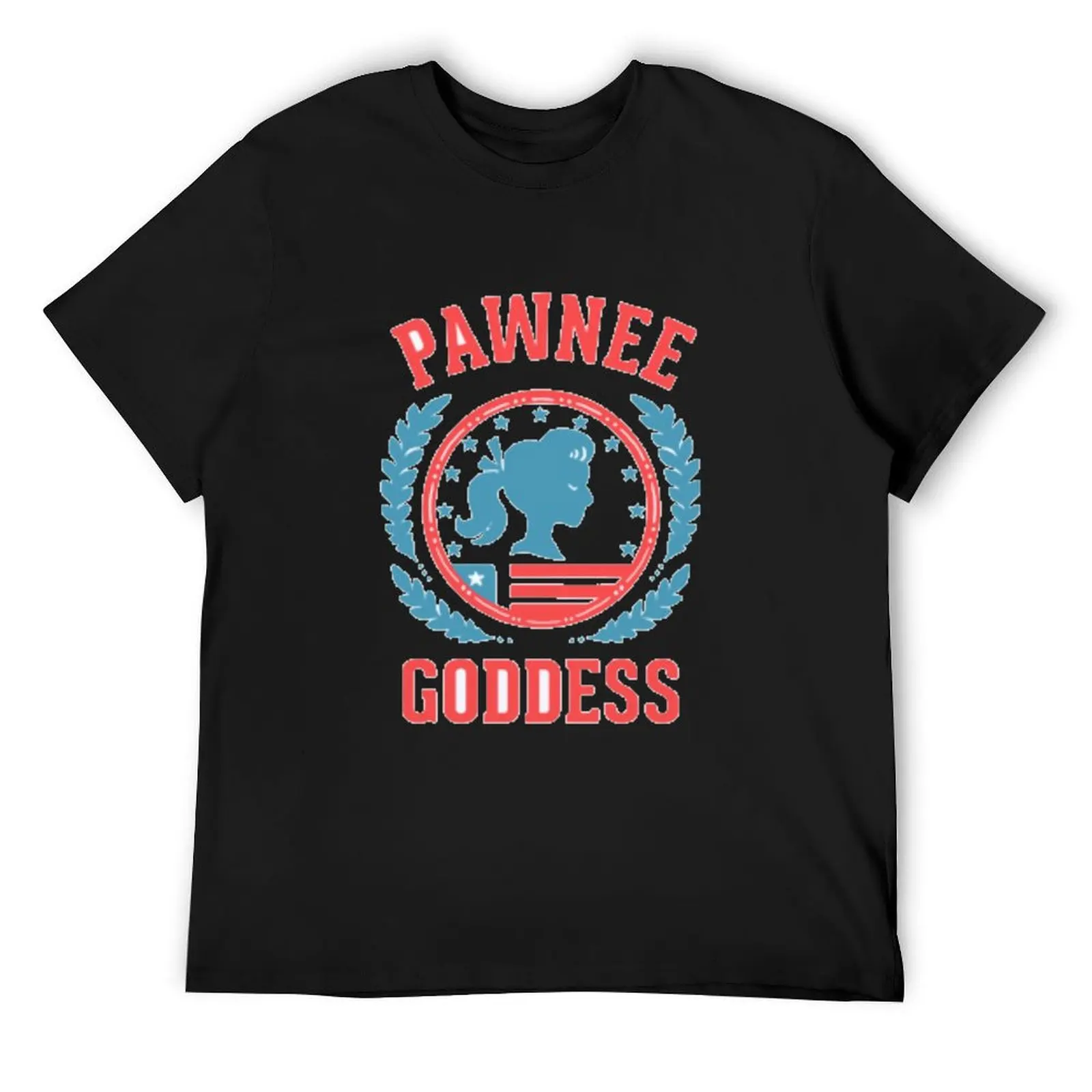 

Футболка Pawnee Goddess, мужская футболка, рубашки с выступами, футболка большого размера, мужские винтажные футболки
