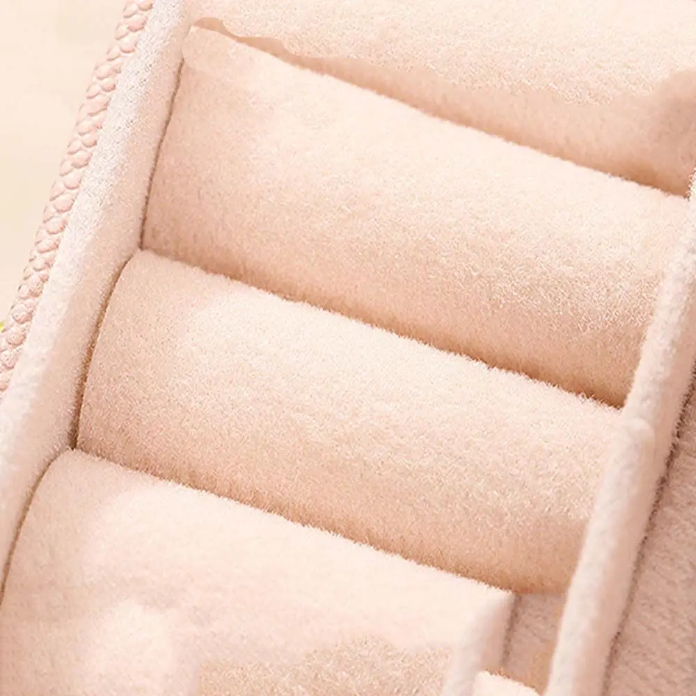 

Simple Packaging Box Water-proof PU Leather Gift Jewelry Organizer Jewelry Storage Case Earring Holder Ring Display Box
