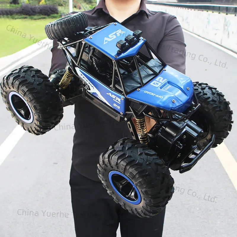 

rtoy high-speed four-wheel drive off-road charging mobile children's oversized alloy climbing car boy