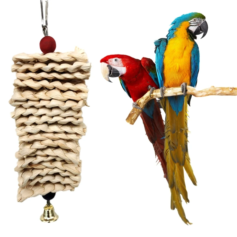 F92B PARROT Toy Beads madera Husillos maíz Toyes para mini guacamaya para loro