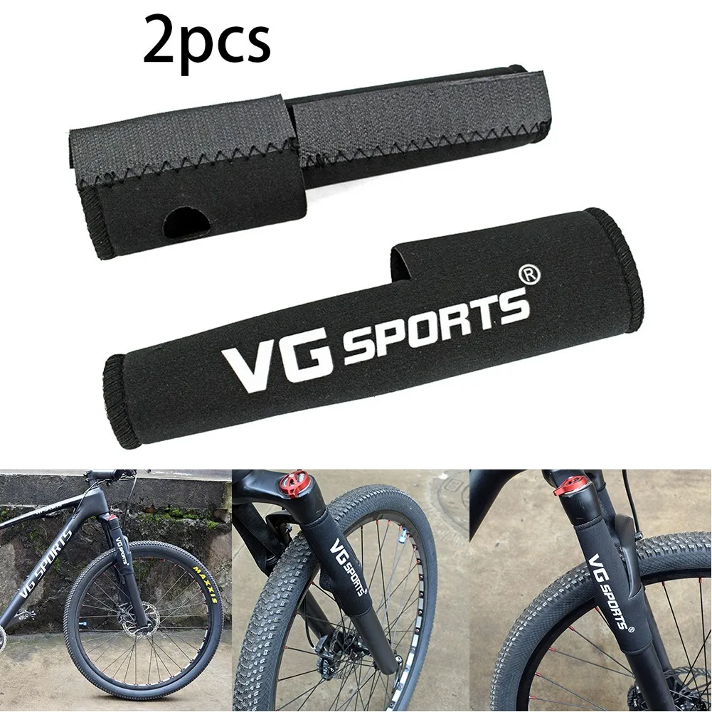 

2pcs/set VG MTB Bicycle Frame Chain Protector Cycling Mountain Bike Stay Front Fork Protection Guard Protective Pads Wrap Covers