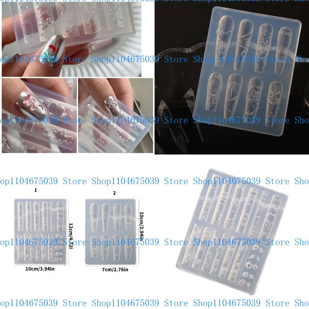 

5asd Flexible Silicone Carving Sheets for Handmade Decorations and Craft