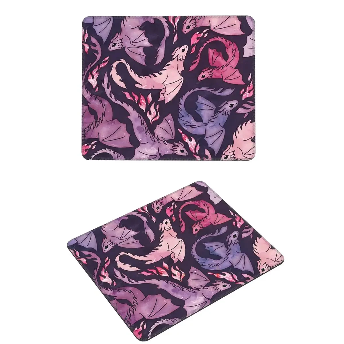 

Dragon Fire Dark Pink Purple Mouse Pad Computer Keyboard Mouse Mat Gamer PC Laptop Desk Mat Office Accessories Table Mats