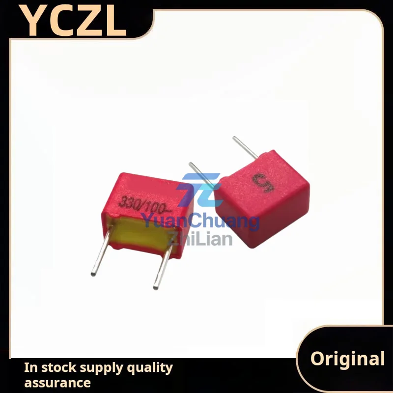 

20 шт. новые оригинальные импортные пленочные конденсаторы серии 100 В 330 пФ 331 FKP2