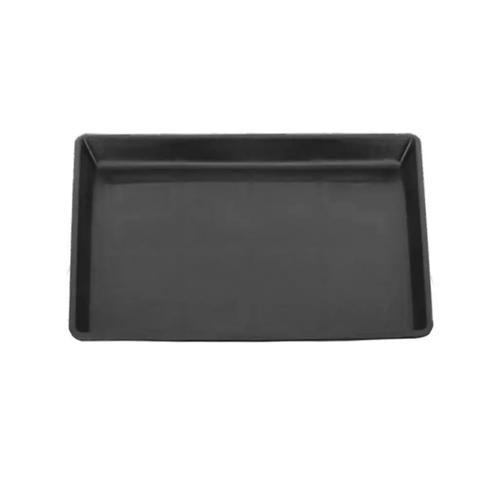 Plateau de Cage en plastique pour chien, noir, pour animaux de compagnie, poêle pour lapin, plateau de fumier rectangulaire/carré, plateaux de pot pour chiot