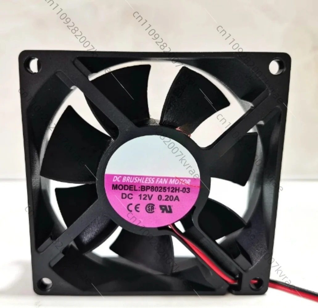 8025 Cabinet Cooling Fan DC12V 0.20A 0.30A Chassis Air Cooler