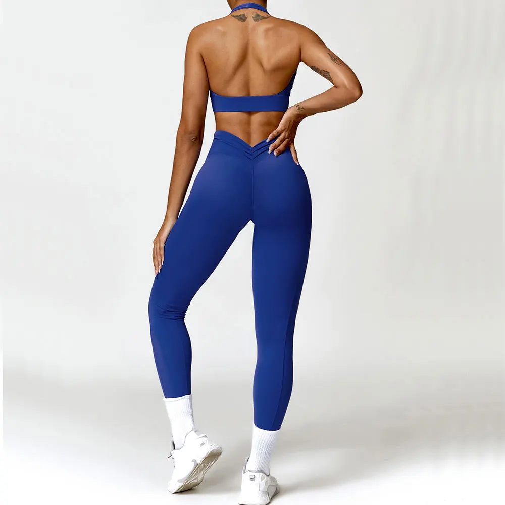 Yoga Clothing Sets Athletic Wear Women Sportswear High Waist Leggings Sports Bra Seamless Gym Tracksuit Fitness Workout Outfits