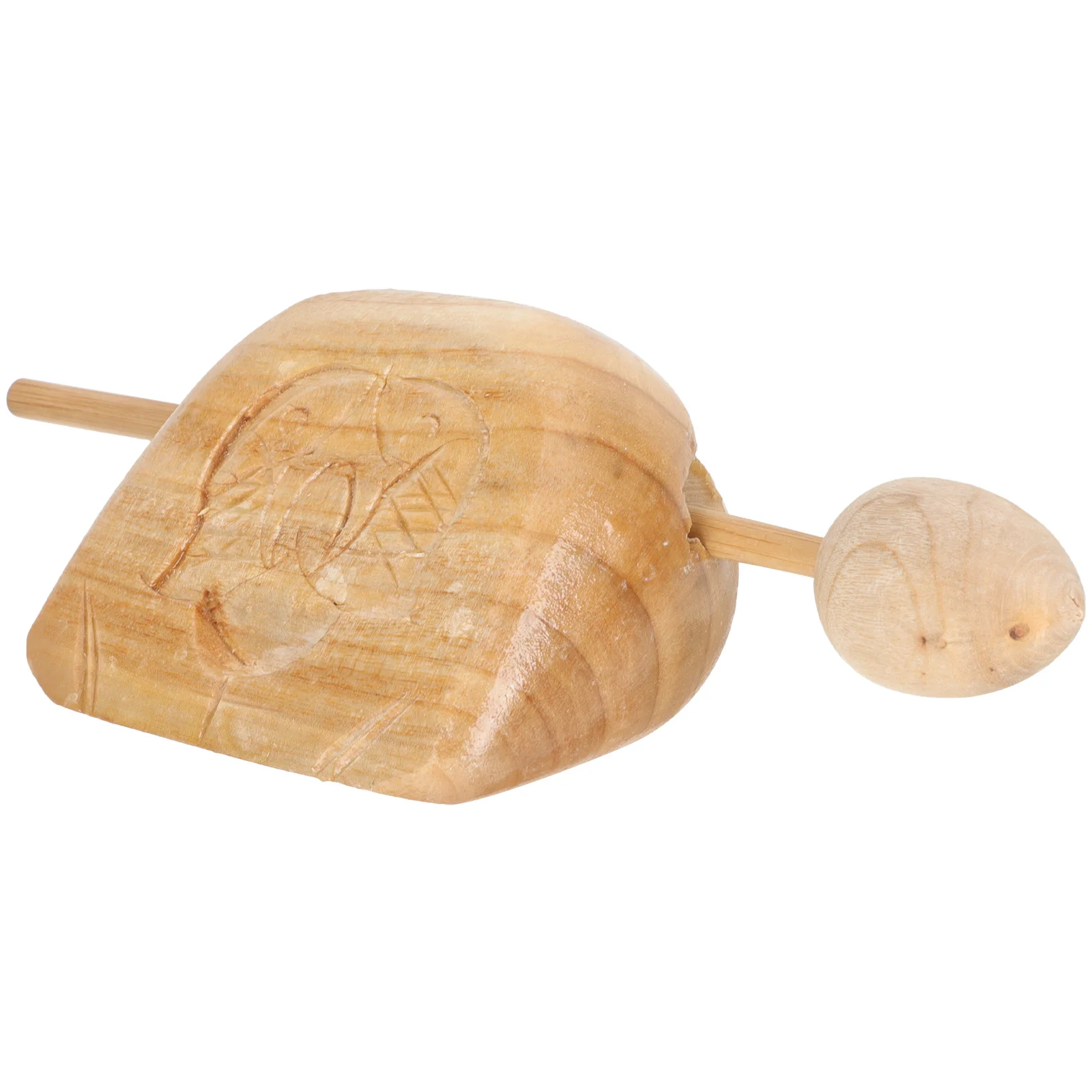 

1 Set Kids Percussion Wooden Fish Temple Block Educational Musical Instrument For Toddlers Safe High-End Wood Fine Polishing