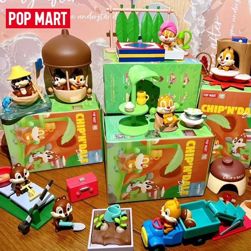 

Genuine POPMART Disney Chip 'n' Dale Daily Series Blind Box Classic Image Cute Figurine Commemorative Gift