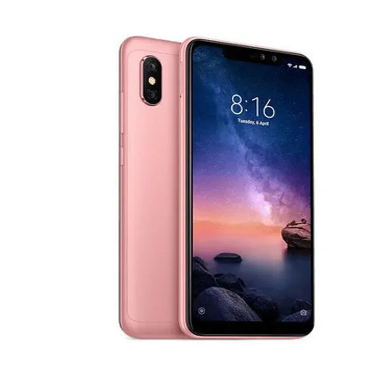 Xiaomi-Smartphone Redmi Note 6 Pro, Snapdragon 636, appareil photo 12MP, 6.26 ", ROM globale, 2280x1080 pixels, 4000mAh, téléphone d'occasion