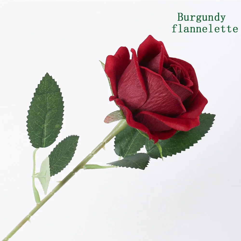 

10 pcs Artificial Flowers Decoration Rose Home Room Table Wedding Decoration Fake Flower Bouquet for Centerpieces Decor Indoor