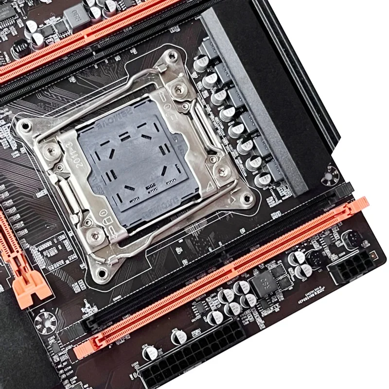 Płyta główna X99 + kabel SATA + kabel przełącznika + przegroda + smar termoprzewodzący + podkładka termiczna LGA2011 V3 M.2 NVME NGFF obsługa DDR4 4X16G