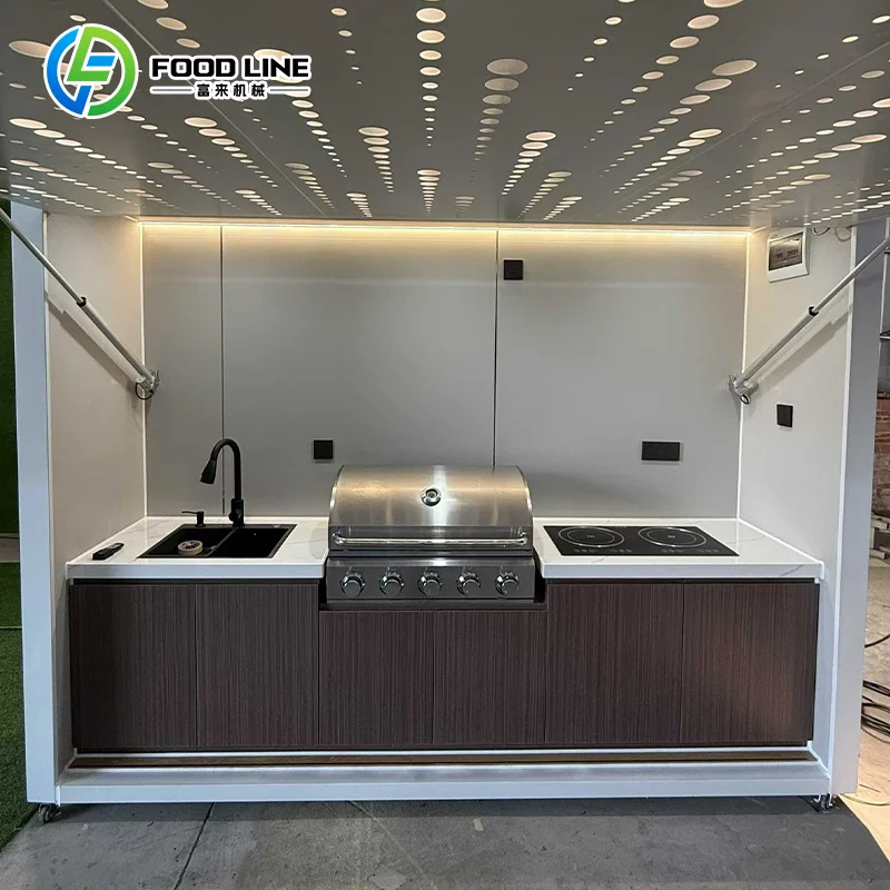 Outdoor Kitchen Set with Bbq and Fridge Outdoor Kitchen Appliance Outdoor Kitchen Modules
