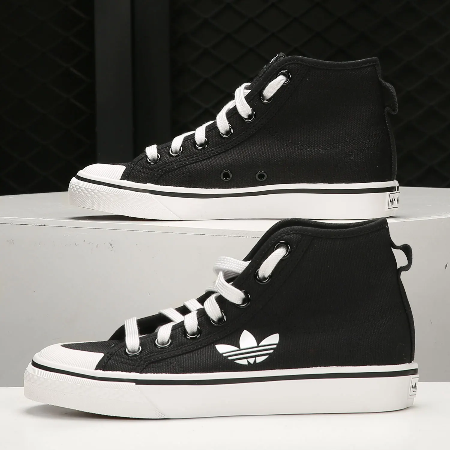 

Adidas genuine clover NIZZA HI men's and women's classic casual board shoes FW8352