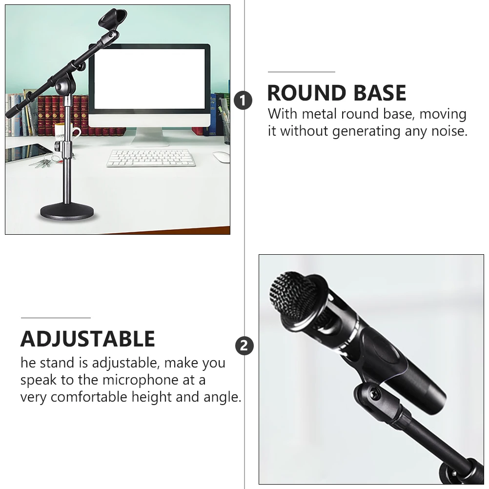 

Подставка для микрофона, держатель, крепление для рабочего стола со стрелой, кронштейн для стола, универсальный диск