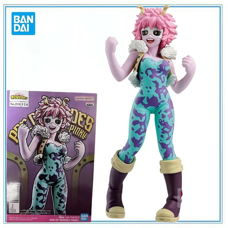 

BANDAI Original in Stock My Hero Academia Ashido Mina Bandai Banpresto Age of Heroes Pinky Anime Cartoon Kawaii Gifts Toys Model