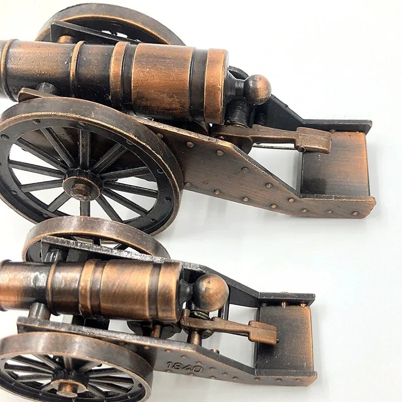 مدفع معدني مزخرف، أدوات فنية عسكرية للحرب الأهلية، ديكور سطح المكتب، أذرع طاولة الرمل، زخرفة صندوق الرمل من ارسنال