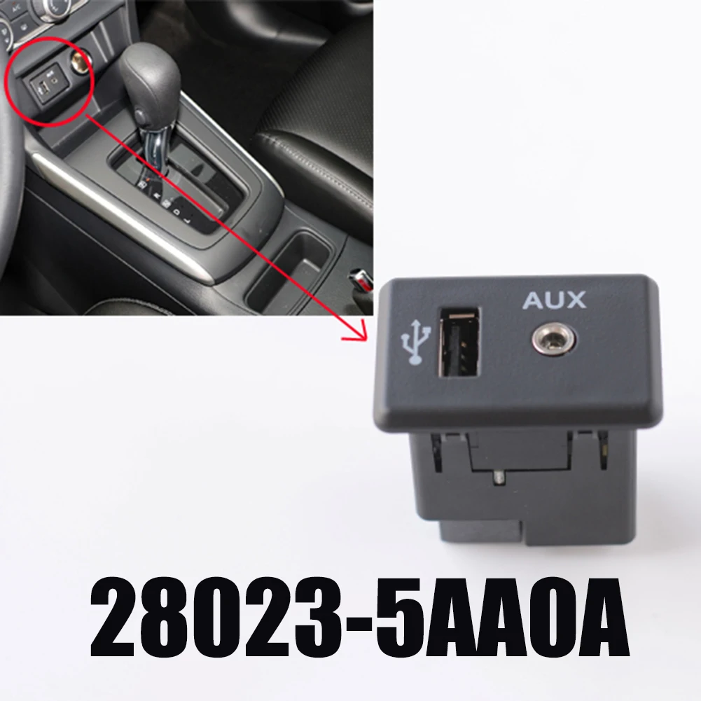 

Обновление послепродажного обслуживания AUX USB-порт, аудиоадаптер из материала ABS, недеформируемая структура для Nissan Altima 2015-2018