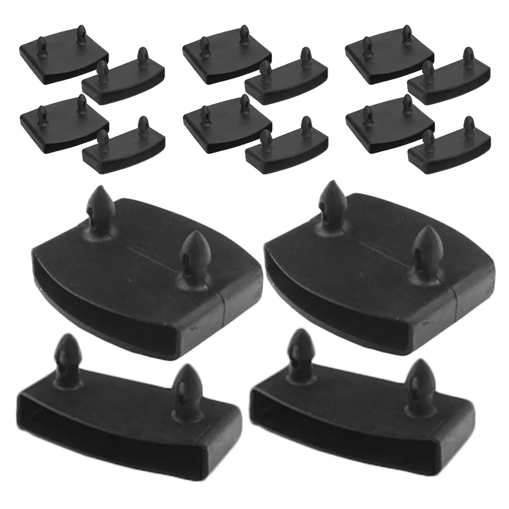 Bedlat Cover Risers Vervanging Einde Computerstoel Zwart Plastic Latten Dubbel