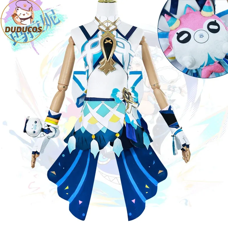 

IN STOCK Mualani Cosplay Costume Game Genshin Impact【XS-3XL】DUDU-N Women Cute Halloween Natlan Mualani Costume Plus Size