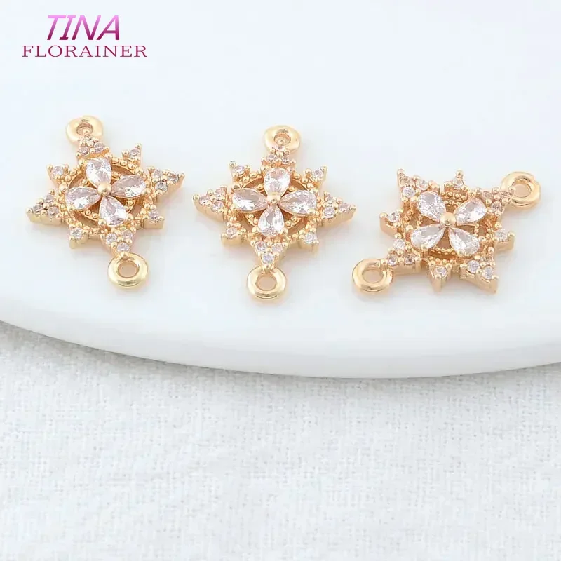 

6 шт. 13,5*18 мм, 24-каратное золото, латунь, 2 отверстия, цветы, подвески, подвески, ожерелье, принадлежности для изготовления ювелирных изделий, аксессуары «сделай сам»