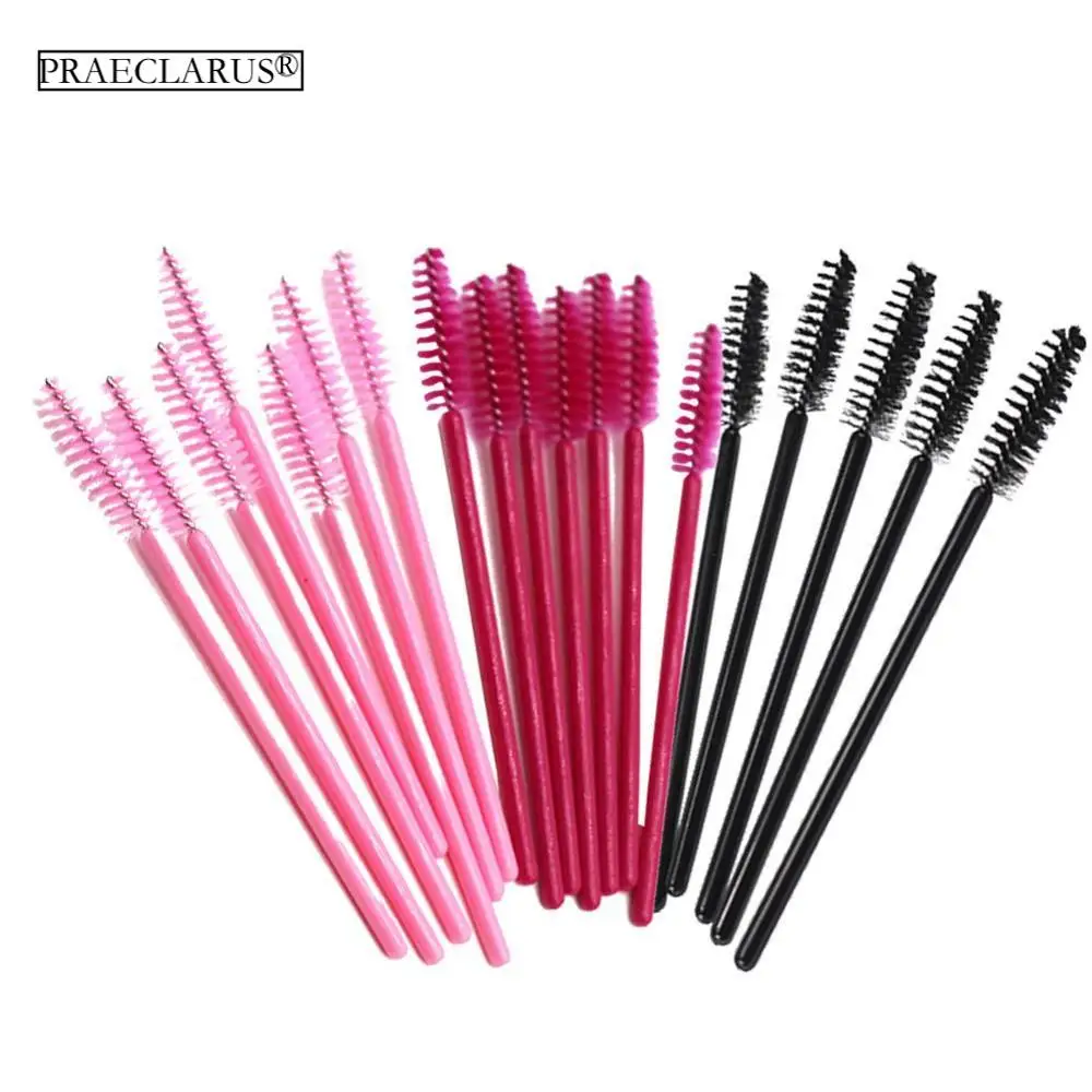 [SHIP ON 24 HOURS]50pcs/set Eyelash Brush Soft Head Eyelash Eyebrow Mascara Applicator Comb Micro Brush Makeup Brush