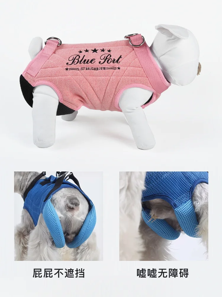 Blueport Elderly Dog Outgoing Care Pack Assists In Walking And Rehabilitation Of Disabled Legs Adjustable Dog Chest And Back