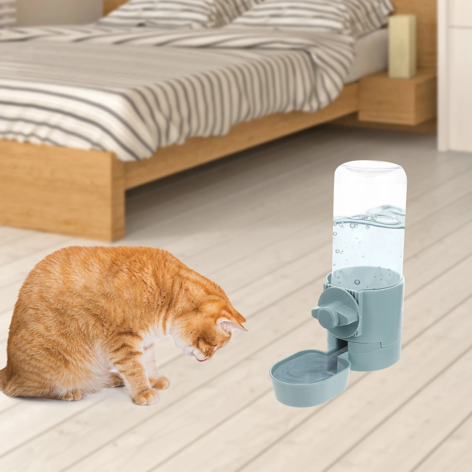

Automatic Water Feeder for Dogs Cats Pet Water Dispenser Durable Large Capacity Compact Portable Pet Waterer for Small Animals