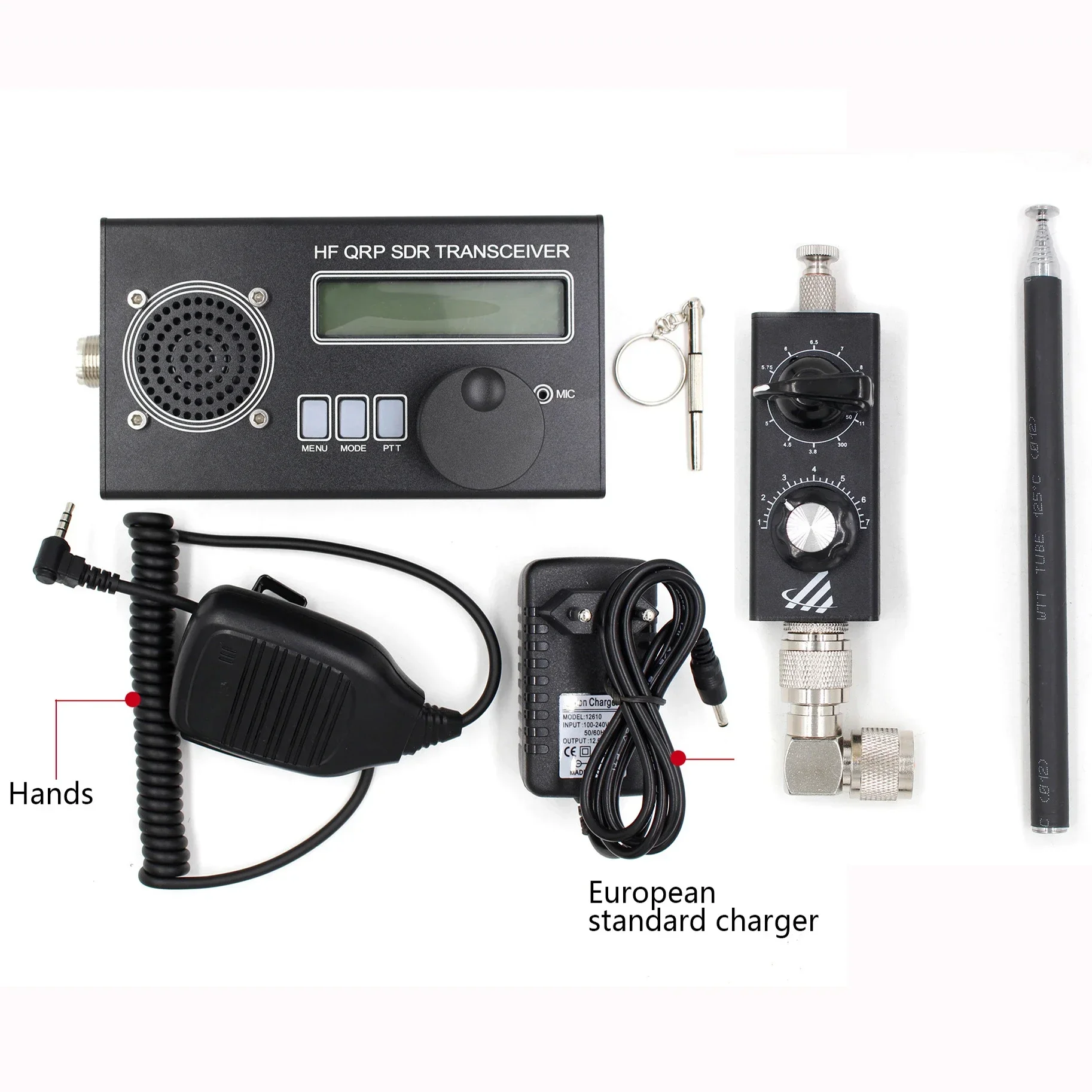 USDX QRP Shortwave, Radio, Transceiver SDR Transceiver 8 Band USDR