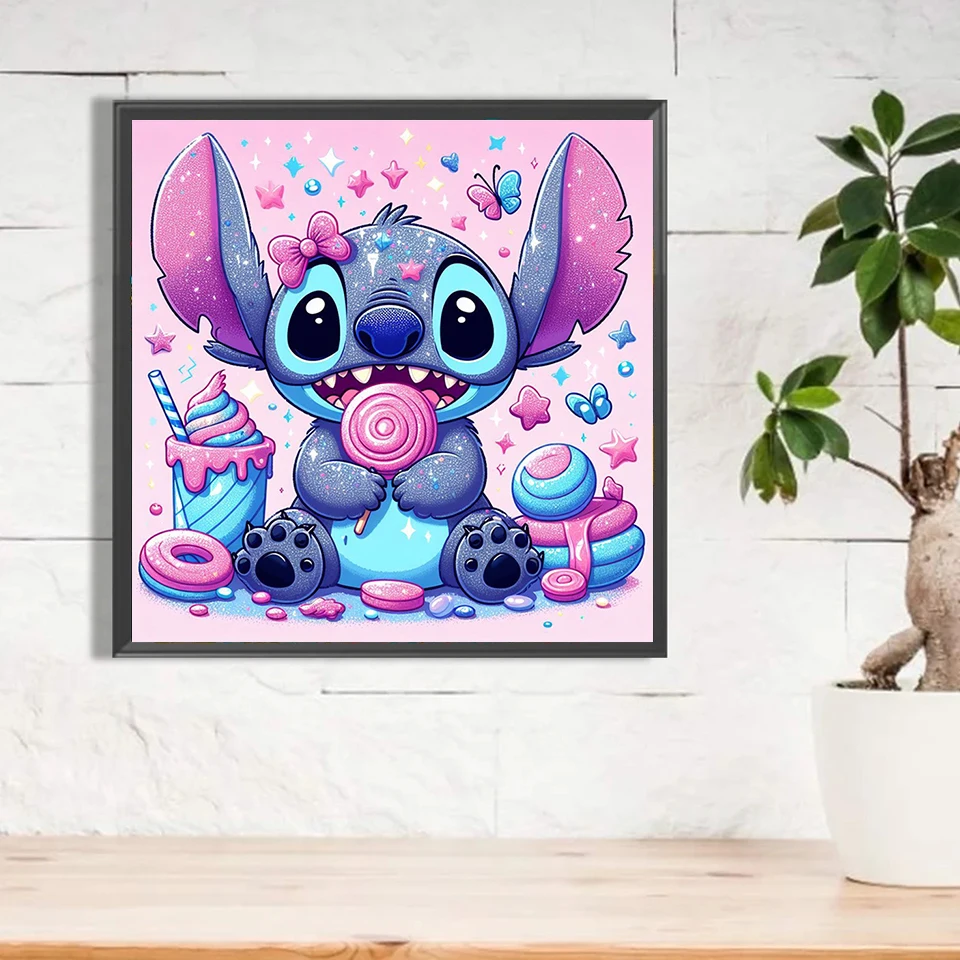 5D DIY Disney Stitch diamentowy zestaw do malowania diamentowego haft kolory olej obraz ręcznie mozaika ozdoby do dekoracji wnętrz