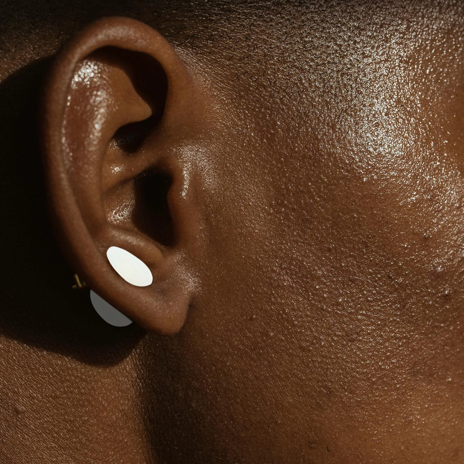 1쌍 솔리드 스톤 귀걸이 귀여운 물방울 모양 유니버설 피어싱 주얼리 가볍고 안전하고 신뢰할 수 있는 여성용 귀걸이