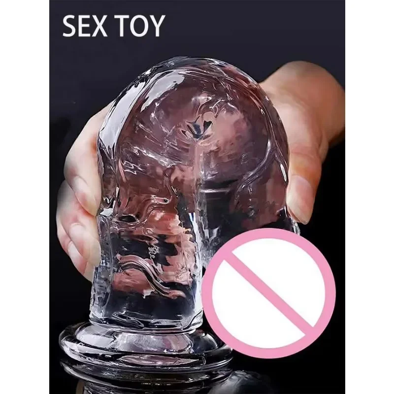 Women Gay Sex Toy ,Dildo for Women,Penis,Cock,Gode,White and Transparent Dildo,Strong Suction Cup,Anal Plug,Easy To Clean,G-spot