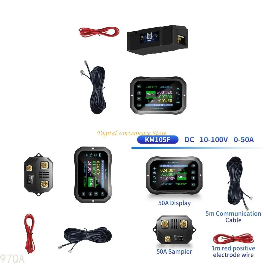 

97QA Coulomb Counter Real Time Monitoring Device For Battery Health And Safety