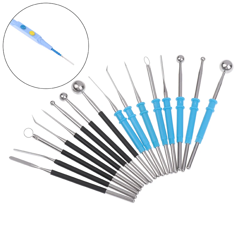 1Pcs Multifunctional ESU Cautery Pencil Electrosurgical Blade Electrode Electrocoagulation Electrocautery