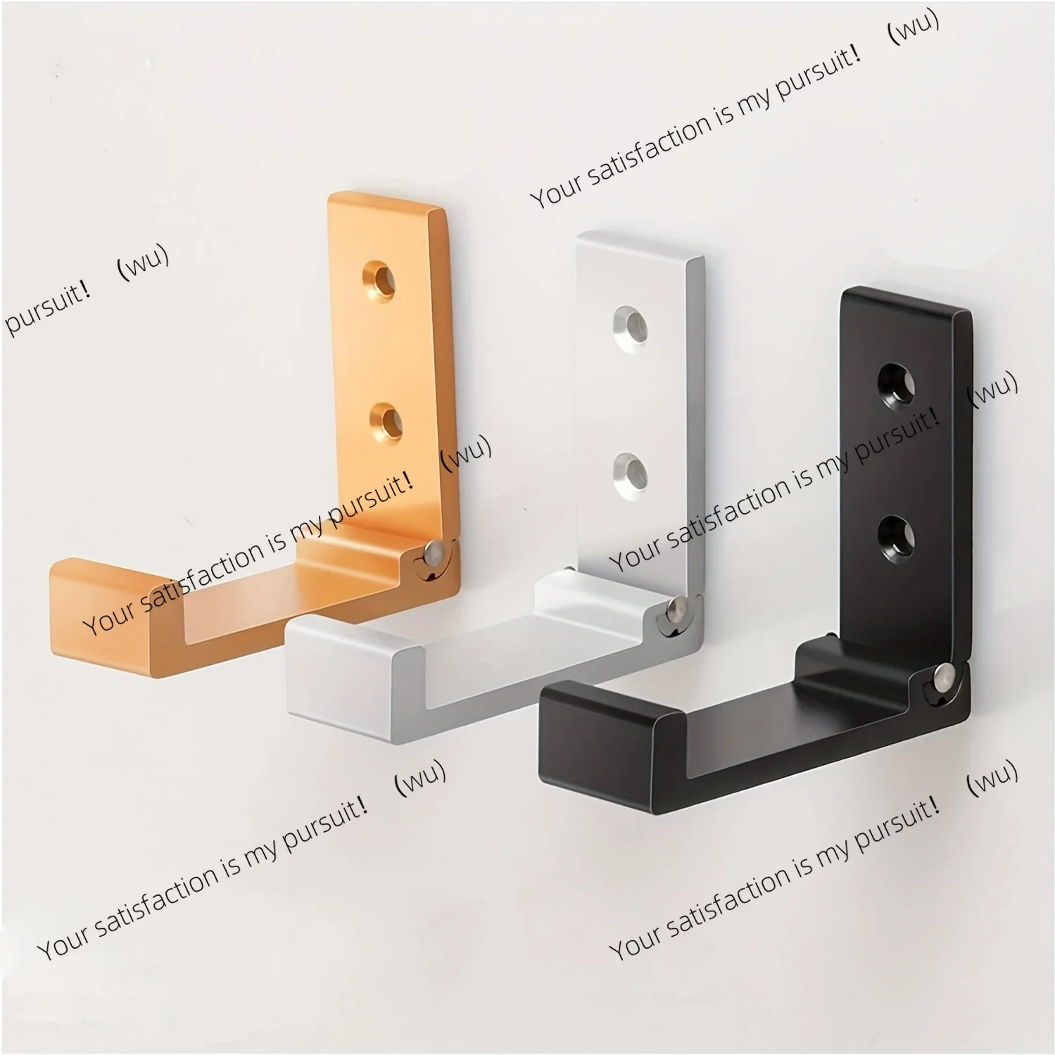 for  Folding Hooks Wall Door Clothes Coat Hat Bags Hangers Aluminum Alloy Kitchen Bathroom Rustproof Towel Hooks Foldable Hook