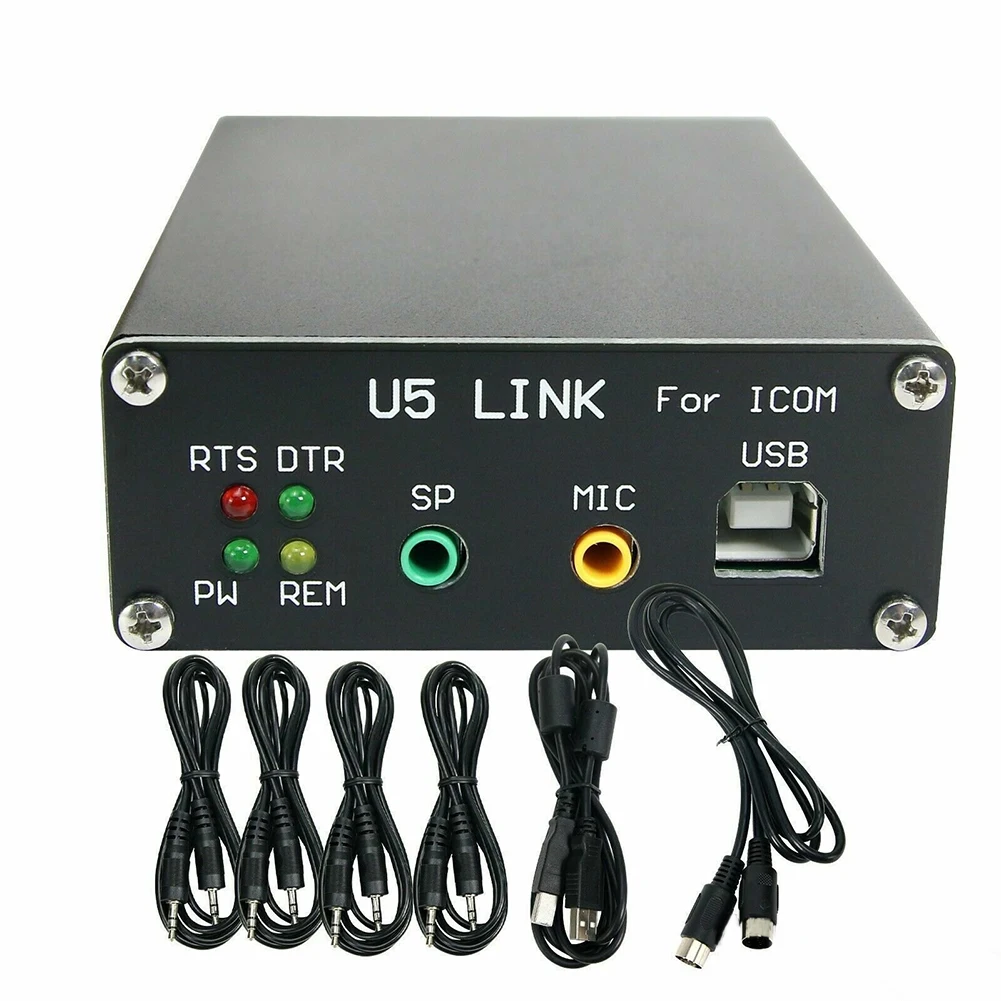 

Wishcolor U5 Link For ICOM Radio Connector With Power Amplifier Interface DIN8-DIN8 Pc66 (DIN13-DIN8 Data Cable)