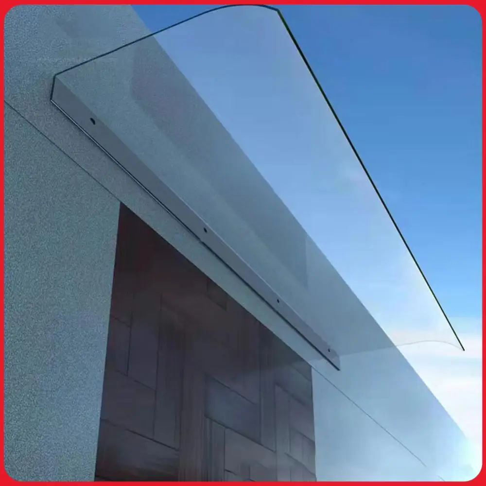 

Навес для окон, дверей и стен без кронштейнов, уличный навес для дверей и окон, защита от солнца, УФ-излучения, снега, дождя для сада и патио