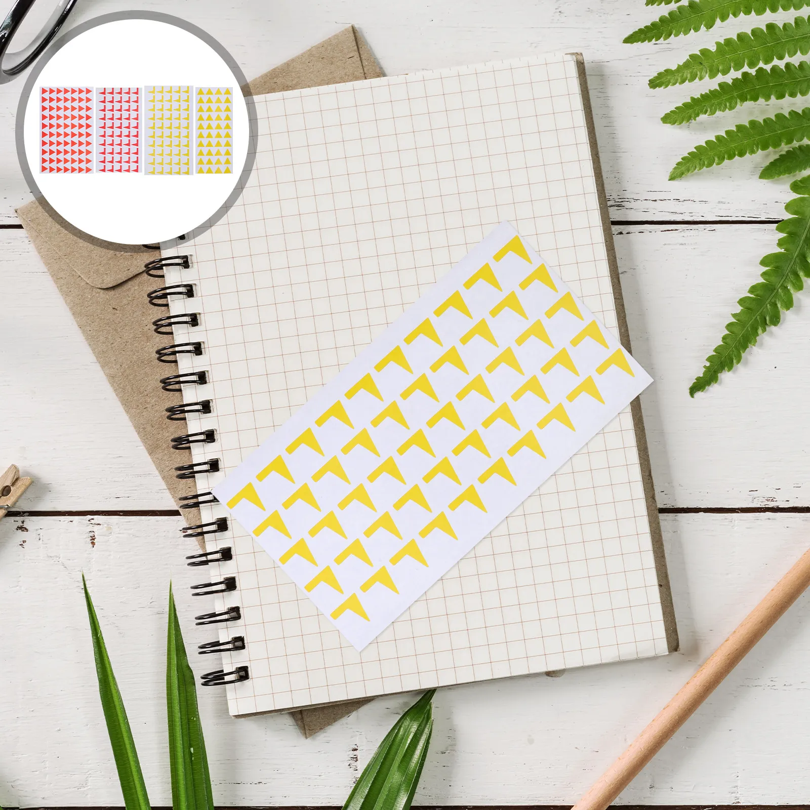 

2000Pcs Map Flags Sticky Color Location Markers Small Triangle Self Adhesive Stickers for Camping Hiking Trail Map Use