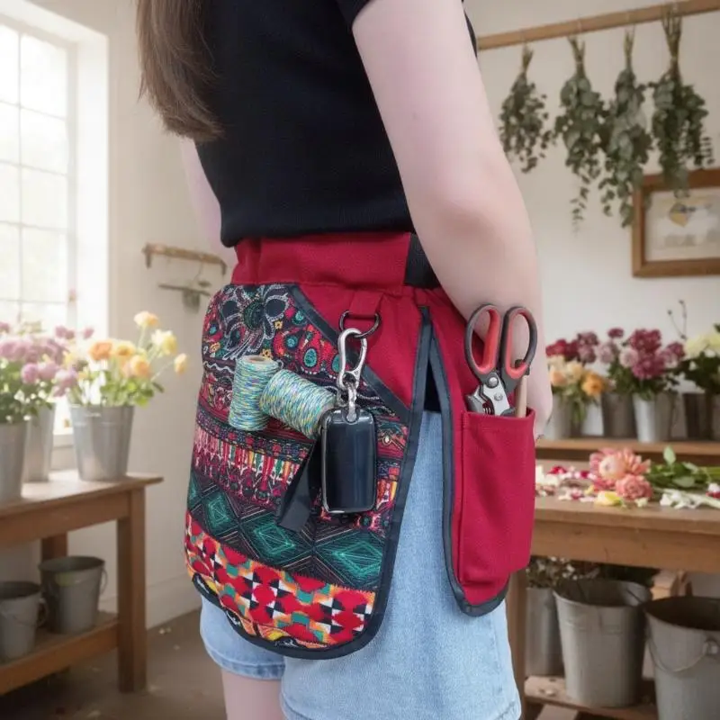 Half Body Apron Waist Bag Multifunctional Multi-pocket Large Capacity Storage Pouch For Sports, Gardening, Work, Pet Training