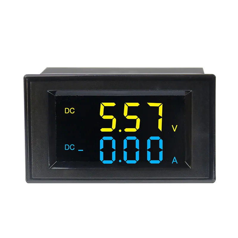 D85-3051AG Dual Two Color LCD Digital Display Voltage and Current Meter Panel Meters