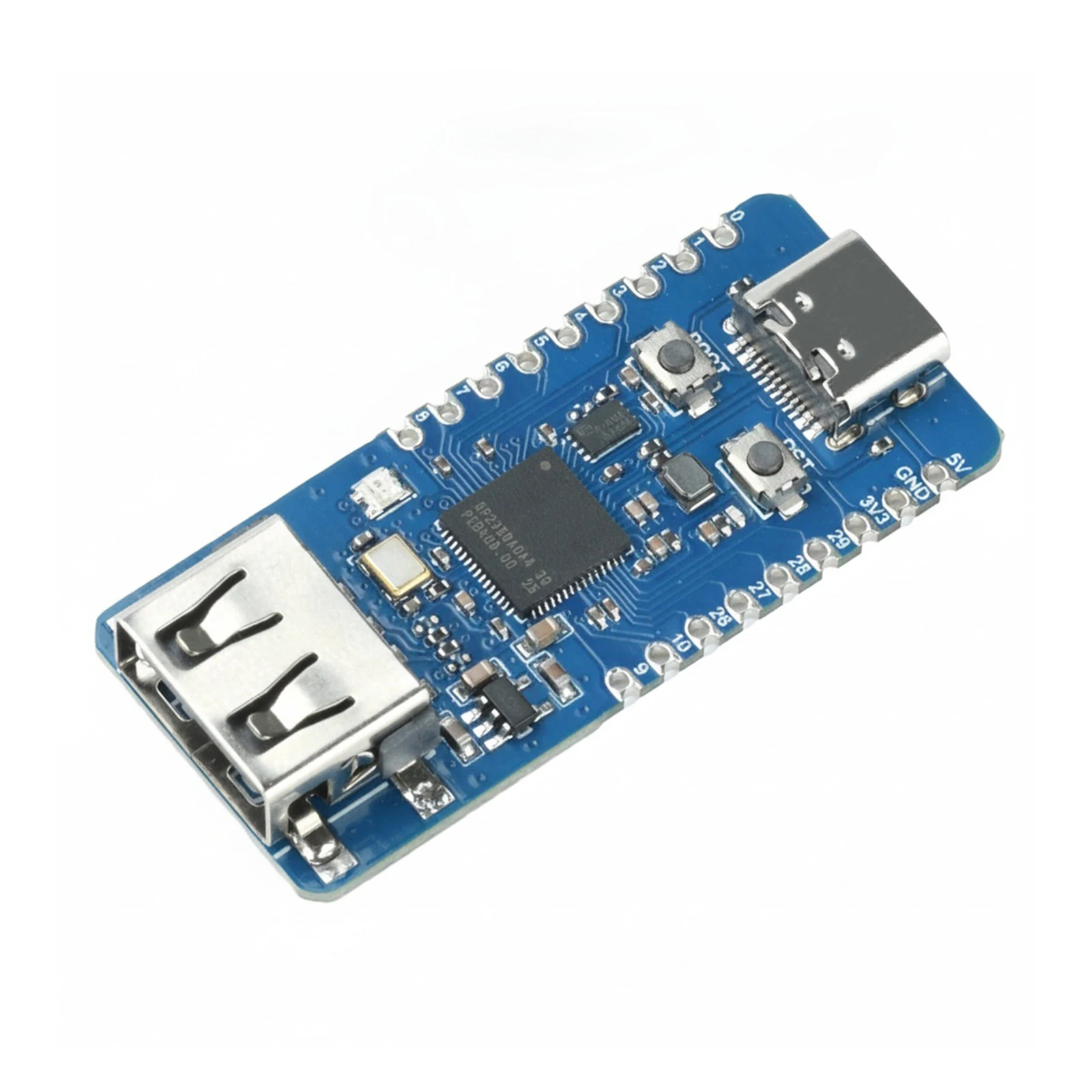 RP2350A Microcontroller USB-A Expansion Interface Type-C Power W25Q16 Flash MicroPython Compatible Breakout
