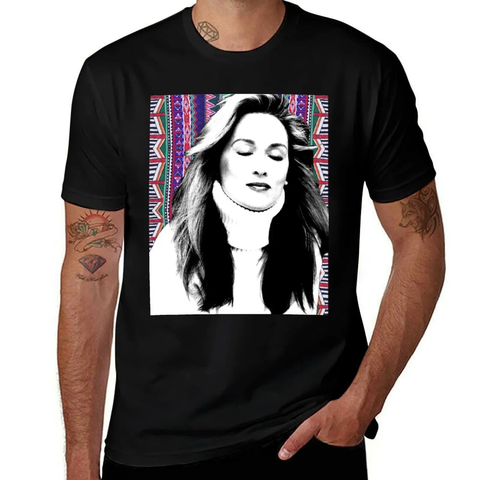 Meryl Streep is more hip than you. T-Shirt Soft Stretch Short Sleeve Top T-Shirt