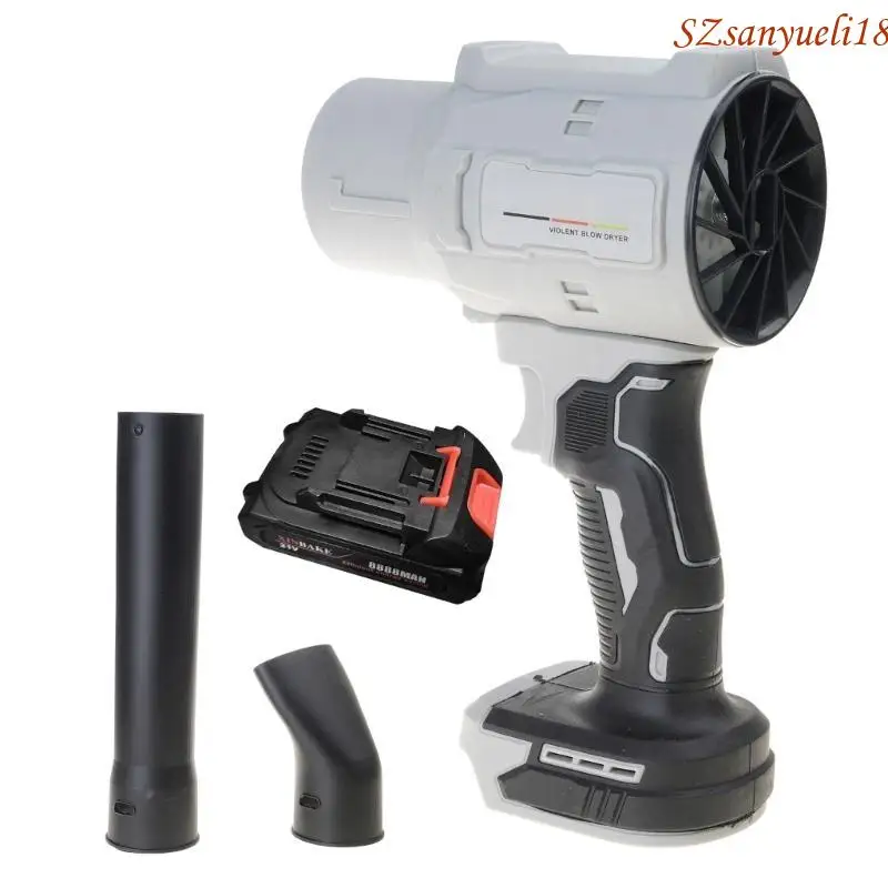 

94PC Powerful 21V Cordless Air Blower Accessory For Car Wash And Outdoor Cleaning