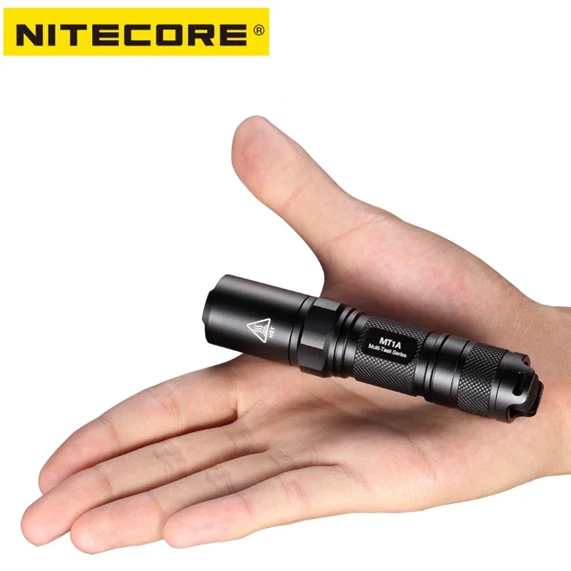 NITECORE MT1A Mini Flashlight 180Lumens 6 Lighting Modes Protable Mini Troch Light For Outdoor Lighting