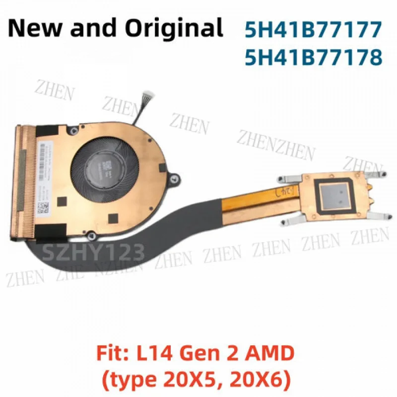

Y CPU Cooling Fan Heatsink Radiator Cooler For Lenovo ThinkPad L14 Gen2 5H41B77178