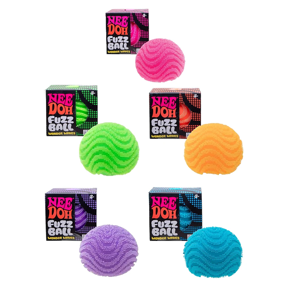 2026-doh-fuzz-ball-wonder-waves-brinquedo-sensorial-de-apertar-texturizado-para-alivio-do-estresse-para-adultos-e-criancas