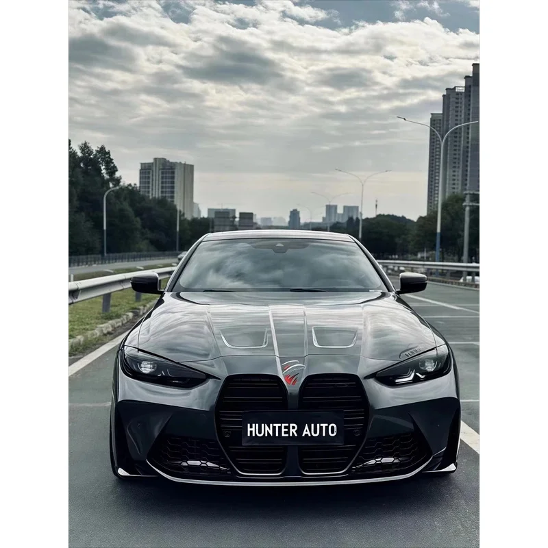

Full M4 Bodykit for G22 G23 4 Series Upgrade to M4 Hood Fender Front Bumper Rear Bumper Skirt Exhaust Tips Grill