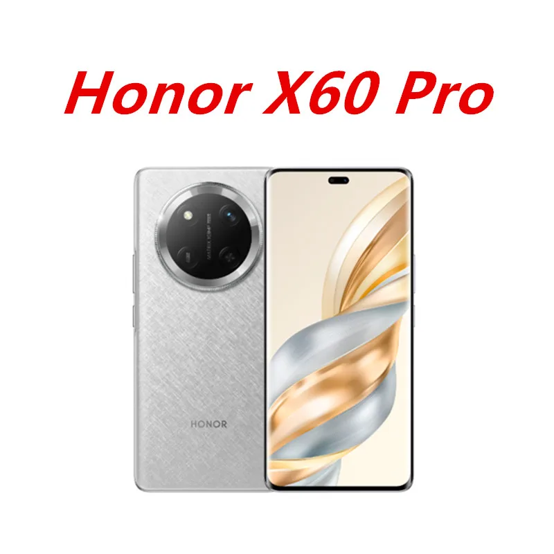 Honor x60 Pro 5G Cell phone 6.78 120Hz Snapdragon 6+ Gen 1 Octa Core 6600mAh Big Battery 66W 108MP Rear Camera Android 14 OTA