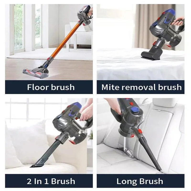 Wireless Handheld Vacuum Cleaner 10kPa 150W Powerful Electric Vacuum Sweeper Cordless Home Car Remove Mite Dust Cleaner